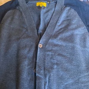 Five four navy cardigan sweater